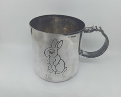 Walker & hall sheffield silver christening mug, children's mug