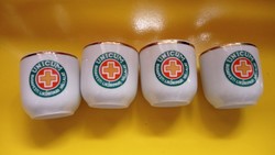 Unicum Hollóházi porcelán 4db