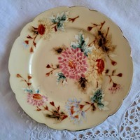 Beautiful hand-painted antique faience Zsolnay plate