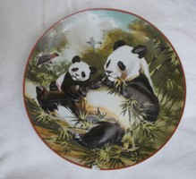 Villeroy boch 3d wall plate, decorative plate with panda bear pattern (heinrich, wwf) defective!!