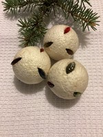 Hungarocell kristályos gömbök karácsonyfadíszek