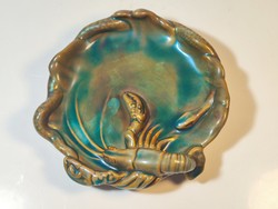Zsolnay eosin crab bowl 17cm
