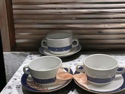 Alföldi porcelain soup cup + base