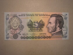 Honduras-5 Lempiras 2004 UNC