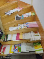 25 tea towels and tablecloths for sale