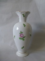 Herendi fodros szájú rózsás váza. 1955.
