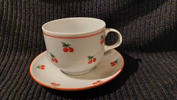 Bella cseresznyés alföld porcelán teás csésze