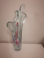 Antique Czech bohemian glass vase