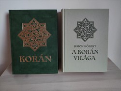 Korán és Simon Róbert A Korán világa könyvcsomag ÚJ! Helikon Kiadó