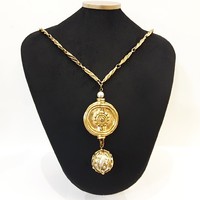 Givenchy 18kt gold-plated vintage necklace
