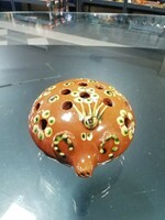 Retro ikebana vase in the shape of a hedgehog