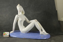 Signed art deco nude statue 561