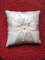 Wedding silk ring pillow