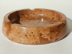 Marble table ashtray, diameter 12.5 cm