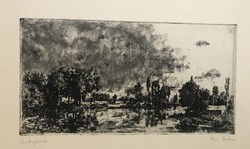 Etching by András Váci !!!