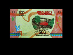 Unc - 500 ariary - new money of Madagascar - 2017 read! (Number may vary)