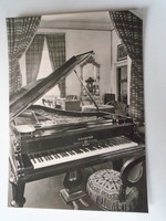 Postcard D199567 - the music room of Weimar Liszt Ferenc