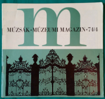 Muses museum magazine 1977/4. Number - magazines, newspapers > art > culture, science