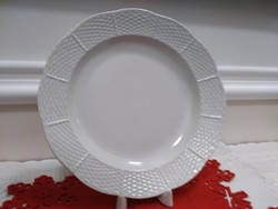 Fehér herendi lapos tányér