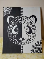 Panda wall picture
