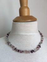 Amethyst beads necklace