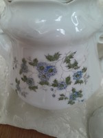 Kék virágos antik egyedi teás kanna