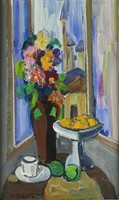 1P539 György Urban: table still life