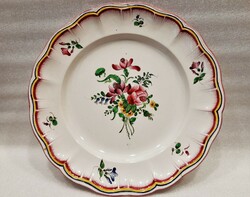 Antik strasbourg-i fajansz tányér 19. sz.