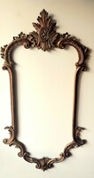 Antique Italian wood carved picture frame v. Mirror frame negotiable empire marked