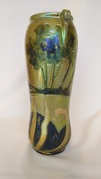 Szecessziós Antik Zsolnay 27cm többtüzű eozin váza