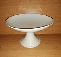 Marked porcelain serving tray, table center - 14 cm high, dia. 22 cm