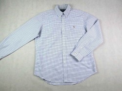 EREDETI RALPH LAUREN (L / XL) ELEGÁNS KOCKÁS HOSSZÚ UJJÚ FÉRFI ING