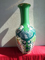 Szasz endre (Hólloházi) 61 cm, fradi green, floor vase for sale or exchange.