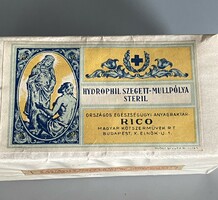 Rico Hungarian bandage works rt. Unopened bandage package c1920