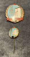 The oil mining tribal guard insignia is serially numbered and has a miniature