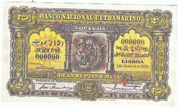 Portugál India 2½ rupia MINTADARAB 1924 REPLIKA
