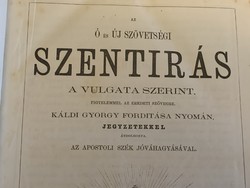 SZENTIRÁS ( Ó és Ujszövetség/ Káldi / 1865 !!!!!!!!