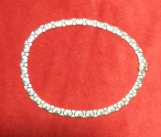 Silver collar with safety lock for sale