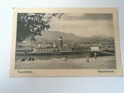 D199665  Régi képeslap  - Tahitótfalu Hajóállomás  Tahi 1955