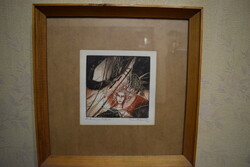 Color etching by János Horváth