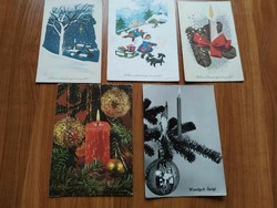 5 Christmas cards in one