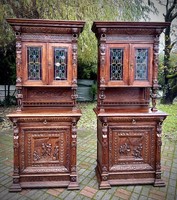 Pair of Neo-Renaissance cabinets