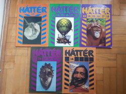 5 db Háttér magazin 1986-87