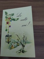 Old Christmas mini postcard