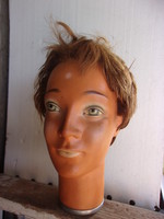 Vintage mannequin head West Germany, hand painted.