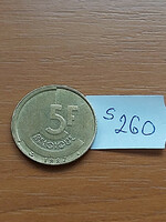 Belgium belgique 5 francs 1987 nickel-bronze, i. King Baudouin s260
