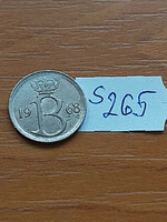 Belgium belgie 25 centimes 1968 copper-nickel, i. King Baudouin s265