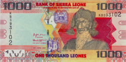 Sierra Leone  1000 leones 2021 UNC