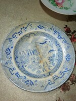 Antique wall plate cracked 21