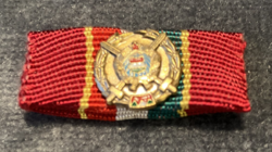 Medal of Merit for Friendliness of Arms with Ribbon Miniature (Gold Grade)